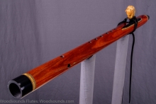 Grenadillo  Native American Flute, Minor, Mid G-4, #K20E (6)